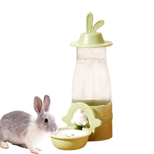 Automatischer Wasserspender Kaninchen 600ml Hängend Haustier Trinkflasche Hasen Meerschweinchen Hamster Chinchilla Frettchen Käfig Wasserflasche von Sghtil