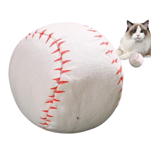 Sghtil Catnip Ball Toy, Katze Kauspielzeug, Lustige Katzenminze Spielzeug, Buntes Anreicherungsspiel, tragbares Anreicherungsspiel für Outdoor, Rasen, Reisen, Zuhause von Sghtil