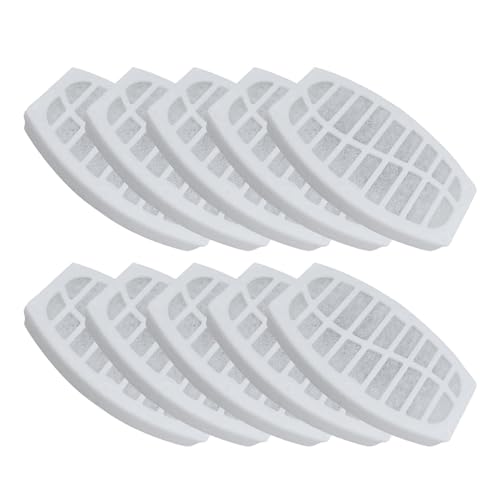 Sghtil Ersatz des Filters für Katzen | Brunnenfilter für Haustiere aus Aktivkohle und Baumwolle – gefiltertes Wasser, effektiver Ersatz des Wasserfilters zur Filterung Sghtil Ersatz des Filters für Katzen | Brunnenfilter für Haustiere aus Aktivkohle und Baumwolle – gefiltertes Wasser, effektiver Ersatz des Wasserfilters zur Filterung von Sghtil