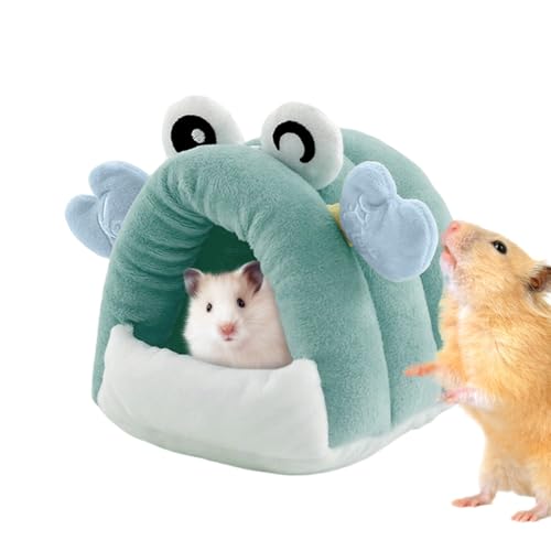 Sghtil Hamster Versteck - Unterschlupf Nagerhaus Kleintierheim,Vollständig abgedeckter, krebsförmiger Einstreuschuppen als Spiel- und Schlafbereich für Hamster, Chinchillas, Kaninchen, Rennmäuse und von Sghtil