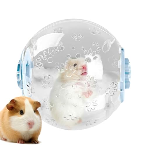 Sghtil Hamsterball, Hamster Running Ball | Hamster Fitnessrad transparent atmungsaktiv | Multifunktionales Radkäfigzubehör kleine Haustiere Aktivität für Freunde Kinder Erwachsene Teen Familie von Sghtil