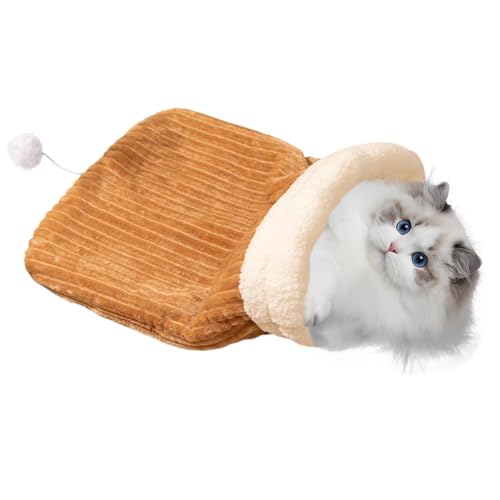 Sghtil Haustierschlafsack, Winterschlafsack für Katzen,Warmer Katzenschlafsack, halbgeschlossenes Katzennestbett | Kätzchenbetthöhle, atmungsaktives, gemütliches Katzenbett für Heimtierhandlungen Sghtil Haustierschlafsack, Winterschlafsack für Katzen,Warmer Katzenschlafsack, halbgeschlossenes Katzennestbett | Kätzchenbetthöhle, atmungsaktives, gemütliches Katzenbett für Heimtierhandlungen von Sghtil
