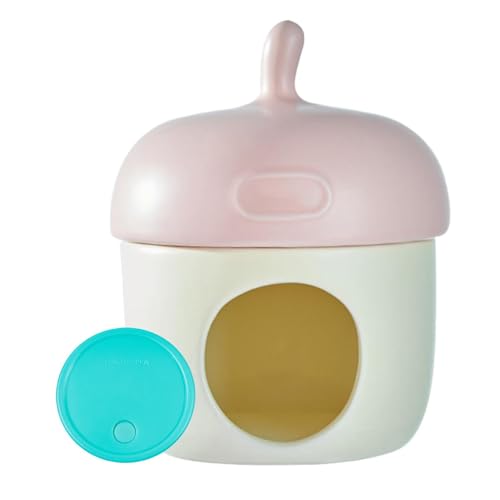 Sghtil Hideaway Hamster-Hütten,Acorn Shape Karton Ceramic Caseuts Hideouts Eiskäfig Zubehör Habitat Kleintiere Dekoration Käfig für von Sghtil