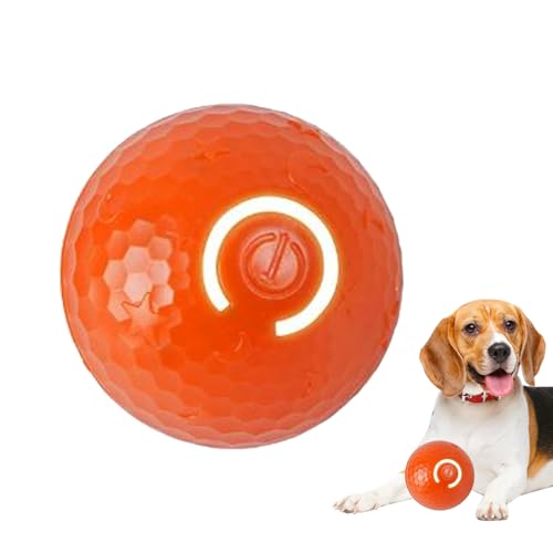 Sghtil Hundebälle,Automatische Rollkugel - Interaktives Zerstörungssicheres Hüpfspielzeug Mit Licht Für Kauaktive Hunde Mittelgroße Rassen Spielzeit Sghtil Hundebälle,Automatische Rollkugel - Interaktives Zerstörungssicheres Hüpfspielzeug Mit Licht Für Kauaktive Hunde Mittelgroße Rassen Spielzeit von Sghtil