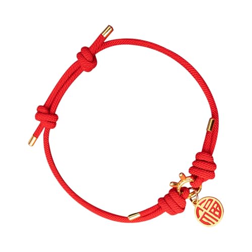 Sghtil Hundehalsband, Hundehalsband mit Charme – Katzenhalsband für Haustiere, traditionelles Neujahrs-Hundehalsband | Halsband mit verstellbarer Länge für kleine Hunde und Katzen von Sghtil