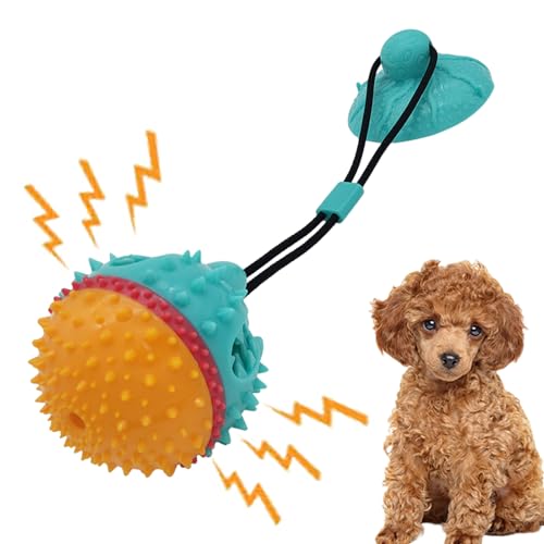 Sghtil Hundeleckerliball | Futterspenderspielzeug für Hunde - Robuster Kauspielzeug mit Saugnapf für Suchspiele, Reise, Zwinger & Garten Sghtil Hundeleckerliball | Futterspenderspielzeug für Hunde - Robuster Kauspielzeug mit Saugnapf für Suchspiele, Reise, Zwinger & Garten von Sghtil