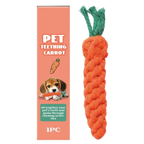 Sghtil Karottenspielzeug für Hund, Katzenzarrspielzeug | Welpe Spielzeug - Interaktives -Reinigungsseil Anreicherung Teether für Indoor -Outdoor -Spielepuppenhund Sghtil Karottenspielzeug für Hund, Katzenzarrspielzeug | Welpe Spielzeug - Interaktives -Reinigungsseil Anreicherung Teether für Indoor -Outdoor -Spielepuppenhund von Sghtil