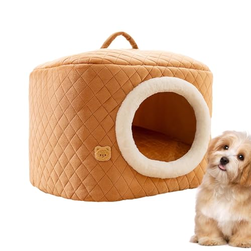 Sghtil Katzenhäuser für Wohnungskatzen, große Katzenhöhle | Katzenhaus Winter Katzenbett | 2-in-1-Katzennestbett, warmes Katzenbett, halbgeschlossenes Katzenschlafbett, kleines Hundebett, Sghtil Katzenhäuser für Wohnungskatzen, große Katzenhöhle | Katzenhaus Winter Katzenbett | 2-in-1-Katzennestbett, warmes Katzenbett, halbgeschlossenes Katzenschlafbett, kleines Hundebett, von Sghtil