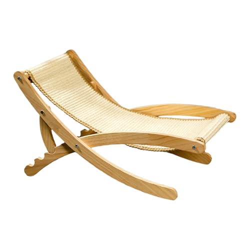 Sghtil Katzenlounge Stuhl | Sisal Kratzliege Stuhl,Verstellbares Bett, Faltbarer Gemütlicher Lounger, Haustiermöbel Für Katzenwelpe Hund Hase Sghtil Katzenlounge Stuhl | Sisal Kratzliege Stuhl,Verstellbares Bett, Faltbarer Gemütlicher Lounger, Haustiermöbel Für Katzenwelpe Hund Hase von Sghtil