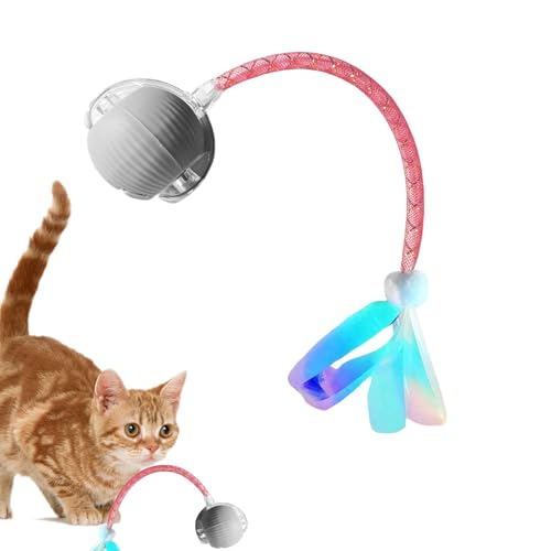 Sghtil Katzenspielzeug mit intelligentem Ball, Katzenspielzeug im automatischen Umzug – Intelligentes interaktives Katzenrollen, wiederaufladbar, elektrisches Spielzeug für den Innenbereich Sghtil Katzenspielzeug mit intelligentem Ball, Katzenspielzeug im automatischen Umzug – Intelligentes interaktives Katzenrollen, wiederaufladbar, elektrisches Spielzeug für den Innenbereich von Sghtil