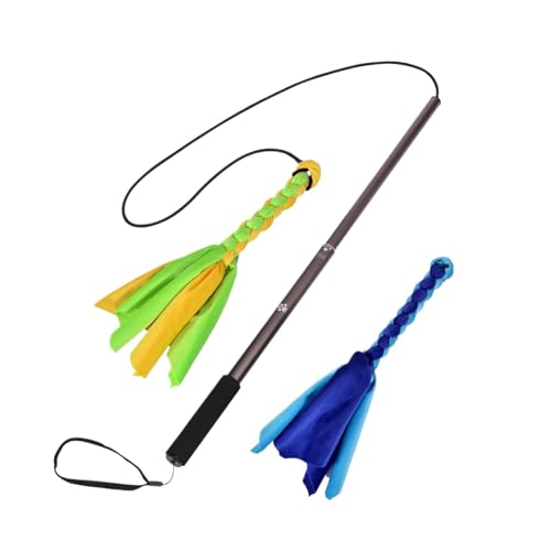 Sghtil Outdoor Hundeflirtstange, Flirtenstange für Hunde - Erweiterbarer Welpejagd Stab - Pet Flirt Stick Pole Welpe jagt Schwanz für Hunde, die Jagd und Krieger ziehen Sghtil Outdoor Hundeflirtstange, Flirtenstange für Hunde - Erweiterbarer Welpejagd Stab - Pet Flirt Stick Pole Welpe jagt Schwanz für Hunde, die Jagd und Krieger ziehen von Sghtil