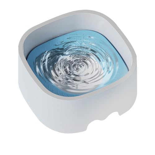 Sghtil Spill Proof Hundeschale, langsame Trinkhundschale,1l Slobber Control Pet Bowl Spender für Hunde | Nicht schlupfende Basis-Haustierkätzchenversorgungen fördern eine gesunde Flüssigkeitszufuhr von Sghtil