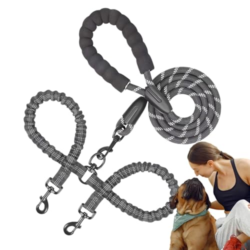 Sghtil Trainingsseil für Hunde, Trainingsseil für Hunde | doppelte Zugkraft des Blei-Splitters | verstellbarer Hund für Welpe Pet Training Training Seil Shock Absorbent Elastic Sghtil Trainingsseil für Hunde, Trainingsseil für Hunde | doppelte Zugkraft des Blei-Splitters | verstellbarer Hund für Welpe Pet Training Training Seil Shock Absorbent Elastic von Sghtil