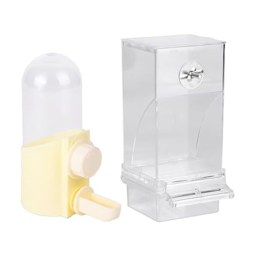 Sghtil Vogeltränke - Trinkbehälter für Wellensittiche - Spritzwassergeschützte Vogeltränke Für Kanarienvogel Wellensittich Fink Nymphensittich Sghtil Vogeltränke - Trinkbehälter für Wellensittiche - Spritzwassergeschützte Vogeltränke Für Kanarienvogel Wellensittich Fink Nymphensittich von Sghtil