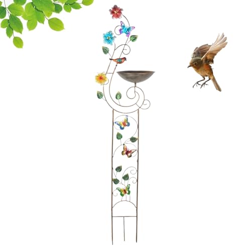Sghtil Vogeltränke für den Außenbereich, mit Spender, dekorativer Wasserspender mit Halterung für Garten und Rasen Sghtil Vogeltränke für den Außenbereich, mit Spender, dekorativer Wasserspender mit Halterung für Garten und Rasen von Sghtil