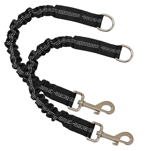 2pcs Bungee Hunde Leine erweiterbare stabile Nylon schockdämmerung hundetraining von Sgqtqybk