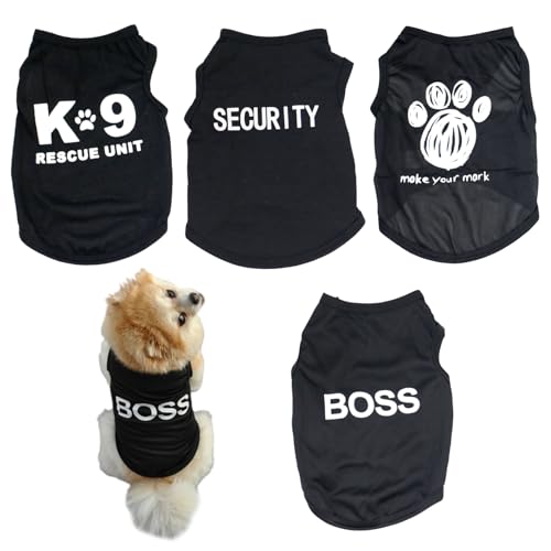 4pcs Hundekleidung für kleine Hunde, süße Mini -Dackel -Kleidung, weiches Hundesoutfit für Welpen 4pcs Hundekleidung für kleine Hunde, süße Mini -Dackel -Kleidung, weiches Hundesoutfit für Welpen von Sgqtqybk