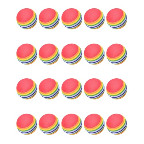 Sgqtqybk Katzen Regenbogenball Soft Haustier Training Spielzeug Katzenschaum Übung Ball Bunte 20 PCS Übung Sgqtqybk Katzen Regenbogenball Soft Haustier Training Spielzeug Katzenschaum Übung Ball Bunte 20 PCS Übung von Sgqtqybk