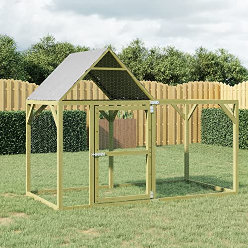 ShGaxin Huhn 200 x 100 x 150 cm Imprägniertes Kiefernmassivholz, Hühnerställe und Käfig, Hühnerstall für Hühner im Freien (SPU: 3102992) von ShGaxin