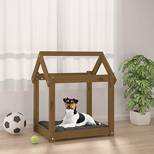 ShGaxin Hundebett, Hundesofa, Hunde Bett, Hundekissen, Dog Bed, Kuschelbett Katzen, Hunde Couch, Hunde Sofabett, Honigbraun 61x50x70 cm Massivholz Kiefer ShGaxin Hundebett, Hundesofa, Hunde Bett, Hundekissen, Dog Bed, Kuschelbett Katzen, Hunde Couch, Hunde Sofabett, Honigbraun 61x50x70 cm Massivholz Kiefer von ShGaxin