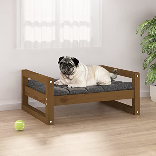 ShGaxin Hundebett, Hundesofa, Hunde Bett, Hundekissen, Dog Bed, Kuschelbett Katzen, Hunde Couch, Hunde Sofabett, Honigbraun 65,5x50,5x28 cm Massivholz Kiefer ShGaxin Hundebett, Hundesofa, Hunde Bett, Hundekissen, Dog Bed, Kuschelbett Katzen, Hunde Couch, Hunde Sofabett, Honigbraun 65,5x50,5x28 cm Massivholz Kiefer von ShGaxin