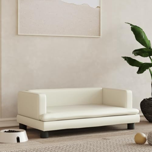 ShGaxin Hundebett Creme 80 x 45 x 30 cm aus Kunstleder, Artikel für Hunde, Hundebetten, 171902 ShGaxin Hundebett Creme 80 x 45 x 30 cm aus Kunstleder, Artikel für Hunde, Hundebetten, 171902 von ShGaxin