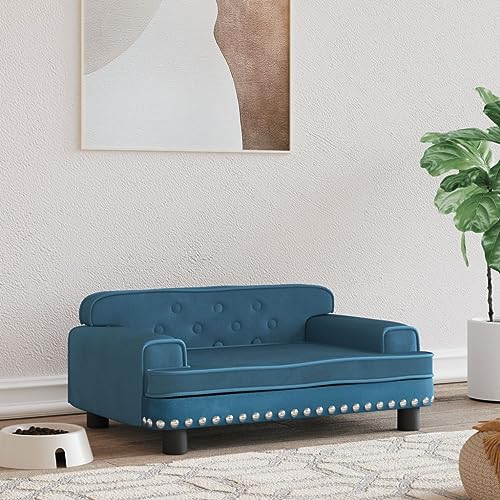 ShGaxin Hundebett aus blauem Samt, 70 x 45 x 30 cm, Hundematratze, Hundebett, Haustierbett, Hundebett, Bett für Hunde und Katzen - 171882 ShGaxin Hundebett aus blauem Samt, 70 x 45 x 30 cm, Hundematratze, Hundebett, Haustierbett, Hundebett, Bett für Hunde und Katzen - 171882 von ShGaxin