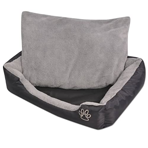 ShGaxin Hundebett mit gepolstertem Kissen Größe L, Hundesofa, Hunde Bett, Hundekissen, Dog Bed, Kuschelbett Katzen, Hunde Couch, Hunde Sofabett, Schwarz ShGaxin Hundebett mit gepolstertem Kissen Größe L, Hundesofa, Hunde Bett, Hundekissen, Dog Bed, Kuschelbett Katzen, Hunde Couch, Hunde Sofabett, Schwarz von ShGaxin