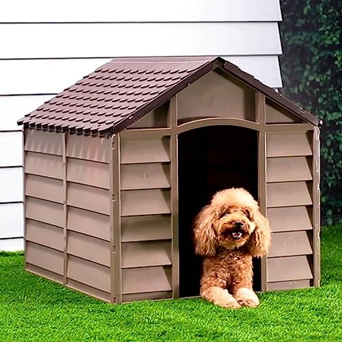 ShGaxin Hundehütte aus Polypropylen, braun, 86 x 84 x 82 cm, Hundehütte, Hundehütte, Hundehütte, Hundehütte, Möbel ShGaxin Hundehütte aus Polypropylen, braun, 86 x 84 x 82 cm, Hundehütte, Hundehütte, Hundehütte, Hundehütte, Möbel von ShGaxin