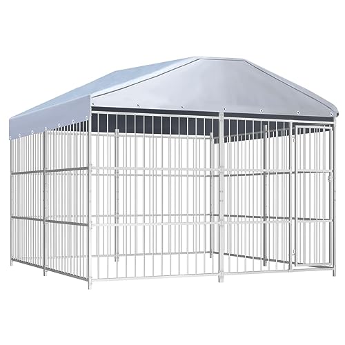 ShGaxin Hundehütte für den Außenbereich, mit Dach, 300 x 300 cm, Laufgitter für Hunde, Laufstall, Laufstall für Hunde, Welpen, Laufstall, Hundegehege ShGaxin Hundehütte für den Außenbereich, mit Dach, 300 x 300 cm, Laufgitter für Hunde, Laufstall, Laufstall für Hunde, Welpen, Laufstall, Hundegehege von ShGaxin
