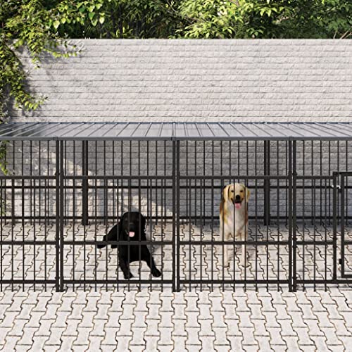 ShGaxin Hundehütte für den Außenbereich, mit Dach, Stahl, 11,26 m, Laufstall, Laufstall für Hunde, Welpen, Laufstall, Hundegehege – 3124611 ShGaxin Hundehütte für den Außenbereich, mit Dach, Stahl, 11,26 m, Laufstall, Laufstall für Hunde, Welpen, Laufstall, Hundegehege – 3124611 von ShGaxin