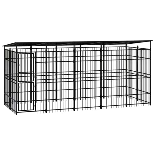 ShGaxin Hundehütte für den Außenbereich, mit Stahldach, 9,22 m, Laufgitter für Hunde, Welpen, Laufgitter für Hunde, Welpen, Hundegehege – 3097968 ShGaxin Hundehütte für den Außenbereich, mit Stahldach, 9,22 m, Laufgitter für Hunde, Welpen, Laufgitter für Hunde, Welpen, Hundegehege – 3097968 von ShGaxin