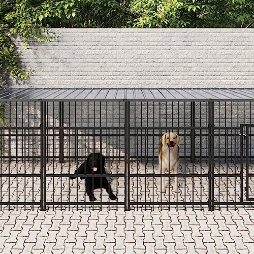ShGaxin Hundehütte für den Außenbereich mit Dach aus Stahl, 15,02 m, Laufstall für Hunde, Welpen, Laufstall, Hundegehege – 3124613 ShGaxin Hundehütte für den Außenbereich mit Dach aus Stahl, 15,02 m, Laufstall für Hunde, Welpen, Laufstall, Hundegehege – 3124613 von ShGaxin