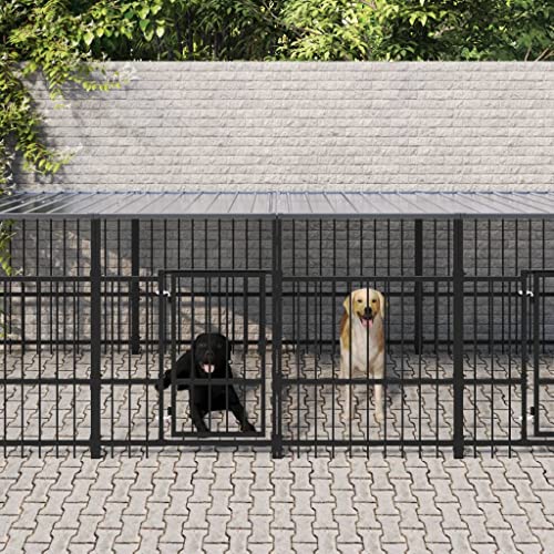ShGaxin Hundehütte für den Außenbereich mit Dach aus Stahl, 15,02 m, Laufstall für Hunde, Welpen, Laufstall, Hundegehege – 3124670 ShGaxin Hundehütte für den Außenbereich mit Dach aus Stahl, 15,02 m, Laufstall für Hunde, Welpen, Laufstall, Hundegehege – 3124670 von ShGaxin