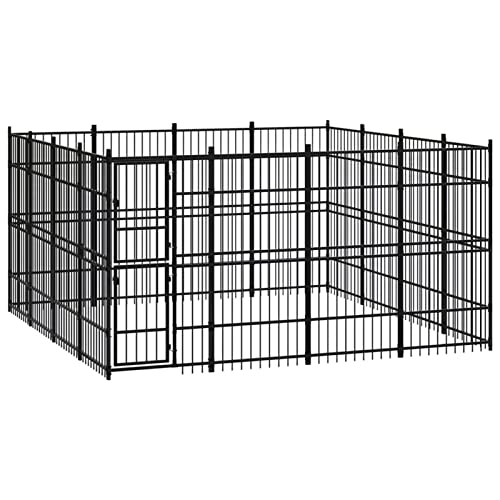 ShGaxin Hundekäfig für den Außenbereich aus Stahl, 14,75 m², Hundekäfig, Käfig für Hunde, Käfig für Hunde, Käfig für Haustiere, 3097982 von ShGaxin