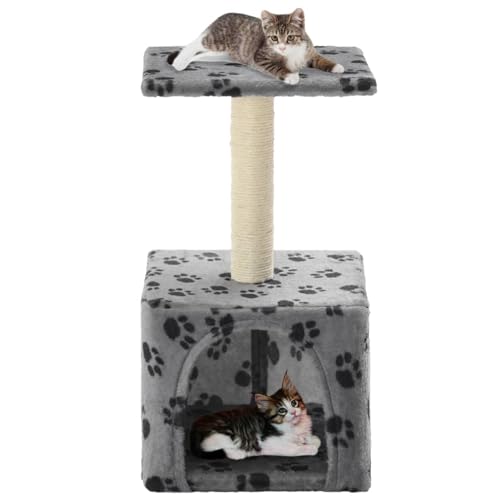 ShGaxin Katzen-Kratzbaum Sisal 55 cm Grau Pfoten-Aufdruck, Katzenkratzbaum, Katzenmöbel, Kratztonne Für Katzen, Aktivitätskratzbäume, Katzen Zubehör ShGaxin Katzen-Kratzbaum Sisal 55 cm Grau Pfoten-Aufdruck, Katzenkratzbaum, Katzenmöbel, Kratztonne Für Katzen, Aktivitätskratzbäume, Katzen Zubehör von ShGaxin