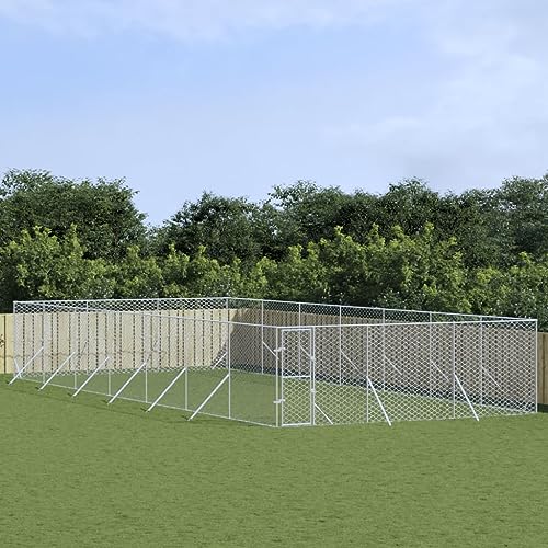 ShGaxin Laufstall für den Außenbereich, verzinkter Stahl, silberfarben, 6 x 14 x 2 m, Laufstall für Hunde, Welpen, Laufstall, Hundegehege ShGaxin Laufstall für den Außenbereich, verzinkter Stahl, silberfarben, 6 x 14 x 2 m, Laufstall für Hunde, Welpen, Laufstall, Hundegehege von ShGaxin