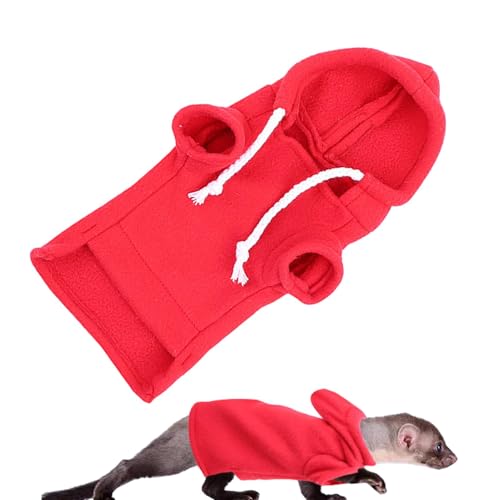 Hamster-Kapuzenpullover, kleine Frettchen-Kleidung, Kapuzenpullover für Kleintiere, hautfreundliche Kapuze mit Kordelzug, Meerschweinchen-Kleidung, Hasenkostüm für Kaninchen, Frettchen, Katzen Hamster-Kapuzenpullover, kleine Frettchen-Kleidung, Kapuzenpullover für Kleintiere, hautfreundliche Kapuze mit Kordelzug, Meerschweinchen-Kleidung, Hasenkostüm für Kaninchen, Frettchen, Katzen von Shaersu