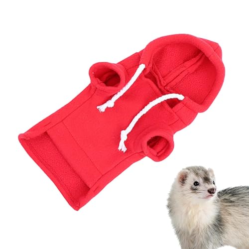 Hamster-Kapuzenpullover, kleine Frettchen-Kleidung, Kapuzenpullover für Kleintiere, hautfreundliche Kapuze mit Kordelzug, Meerschweinchen-Kleidung, Hasenkostüm für Kaninchen, Frettchen, Katzen Hamster-Kapuzenpullover, kleine Frettchen-Kleidung, Kapuzenpullover für Kleintiere, hautfreundliche Kapuze mit Kordelzug, Meerschweinchen-Kleidung, Hasenkostüm für Kaninchen, Frettchen, Katzen von Shaersu