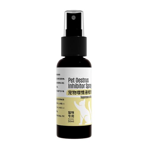 Shaersu Beruhigendes Pheromon-Spray für Katzen, 50 ml, natürliche beruhigende Lösung für Katzen, Kätzchen-Nebel, reduziert Kratzen, Möbel, Pinkeln, Markierungen für Reisen Shaersu Beruhigendes Pheromon-Spray für Katzen, 50 ml, natürliche beruhigende Lösung für Katzen, Kätzchen-Nebel, reduziert Kratzen, Möbel, Pinkeln, Markierungen für Reisen von Shaersu