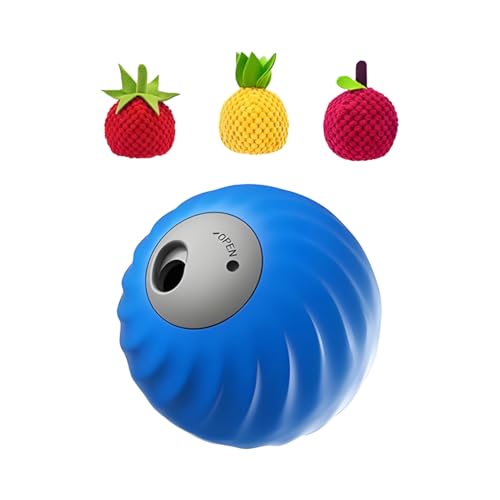 Shaersu Futter Spender Hundespielzeug,Leckerli Spielzeug für Aggressive Kauer - Ballförmiger Futterautomat Für Kleine Mittelgroße Große Rassen Shaersu Futter Spender Hundespielzeug,Leckerli Spielzeug für Aggressive Kauer - Ballförmiger Futterautomat Für Kleine Mittelgroße Große Rassen von Shaersu