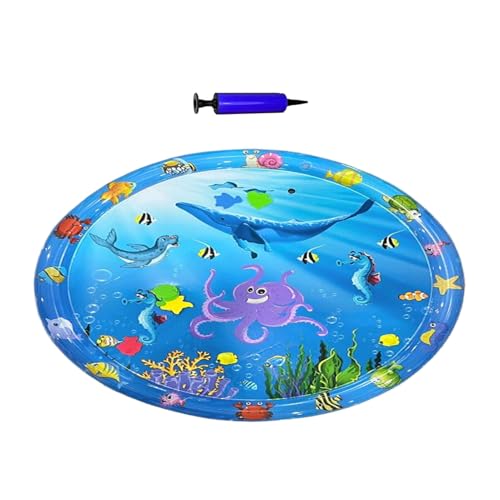 Shaersu Haustier Kühlmatte | Kratzfeste Katzenkühlmatte Wassermatte 100x100 cm | Aufblasbare Haustier Eisunterlage Mit Pumpe Interaktives Sinnes Spielzeug Für Zuhause Wohnung Balkon Garten Terrasse Shaersu Haustier Kühlmatte | Kratzfeste Katzenkühlmatte Wassermatte 100x100 cm | Aufblasbare Haustier Eisunterlage Mit Pumpe Interaktives Sinnes Spielzeug Für Zuhause Wohnung Balkon Garten Terrasse von Shaersu
