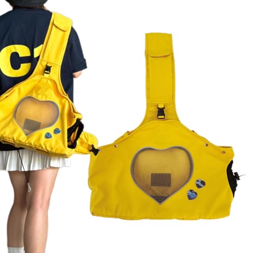 Shaersu Hundeträger, Hundeträger für kleine Hunde,Welpe Cat Carrier Sling -Beutel | Atmungsaktierbarer Haustier -Reisetasche für Langstreckenausflug Shaersu Hundeträger, Hundeträger für kleine Hunde,Welpe Cat Carrier Sling -Beutel | Atmungsaktierbarer Haustier -Reisetasche für Langstreckenausflug von Shaersu