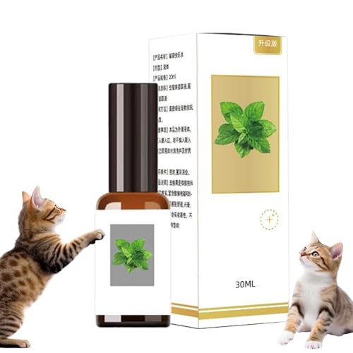 Shaersu Katze anziehen Spray, Katzenminzenspray,30 ml Joy Cat Spray Pflanzenextrakt - Langlebig anziehen Accessoires, Trainingswerkzeug, mildes Kätzchenverhalten Öl zum Beruhigen Shaersu Katze anziehen Spray, Katzenminzenspray,30 ml Joy Cat Spray Pflanzenextrakt - Langlebig anziehen Accessoires, Trainingswerkzeug, mildes Kätzchenverhalten Öl zum Beruhigen von Shaersu