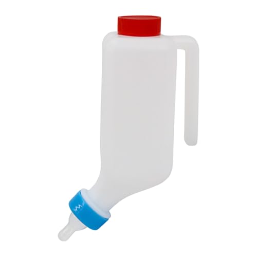 Shaersu Lammpflegeflasche, Ziegenfutterflaschen | 800 ml Feederflaschen für Lamm - Kleines Tiere Zuchtwerkzeug mit skaliert für Ziegenkuh Schafe kleine Tiere von Shaersu