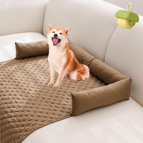 Pelzbarn Kühlendes Sofabett Hundebett Cooling Bed, Pelsbarn HeatRelief Cooling Dog Bed, Schenke Deinem Hund Kühlende Unterstützung Und Komfort (Braun, 75cm*120cm) von Shafaja