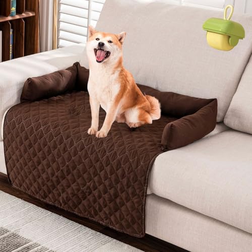 Pelzbarn Kühlendes Sofabett Hundebett Cooling Bed, Pelsbarn HeatRelief Cooling Dog Bed, Schenke Deinem Hund Kühlende Unterstützung Und Komfort (Dunkelbraun, 90cm*135cm) von Shafaja