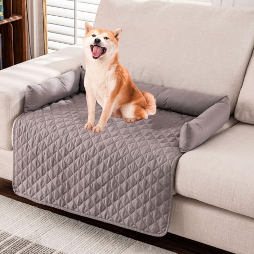 Pelzbarn Kühlendes Sofabett Hundebett Cooling Bed, Pelsbarn HeatRelief Cooling Dog Bed, Schenke Deinem Hund Kühlende Unterstützung Und Komfort (Hellgrau, 90cm*135cm) von Shafaja