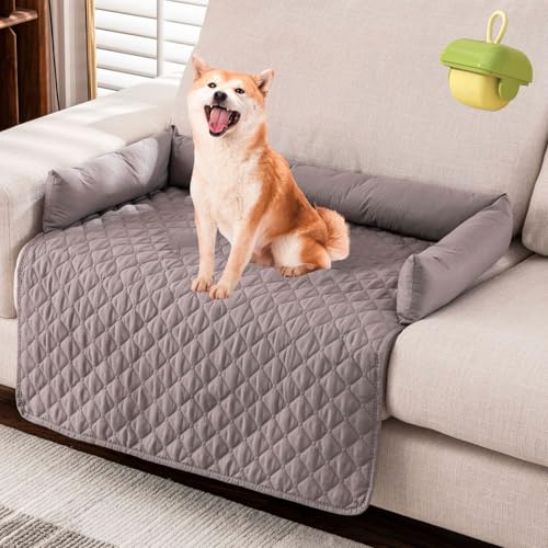 Pelzbarn Kühlendes Sofabett Hundebett Cooling Bed, Pelsbarn HeatRelief Cooling Dog Bed, Schenke Deinem Hund Kühlende Unterstützung Und Komfort (Hellgrau, 90cm*90cm) von Shafaja