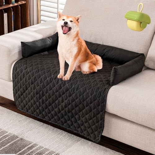 Pelzbarn Kühlendes Sofabett Hundebett Cooling Bed, Pelsbarn HeatRelief Cooling Dog Bed, Schenke Deinem Hund Kühlende Unterstützung Und Komfort (Schwarz, 90cm*90cm) von Shafaja